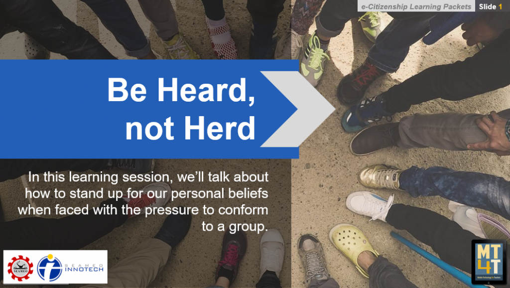 Learning Packet Herd Mentality SEAMEO INNOTECH