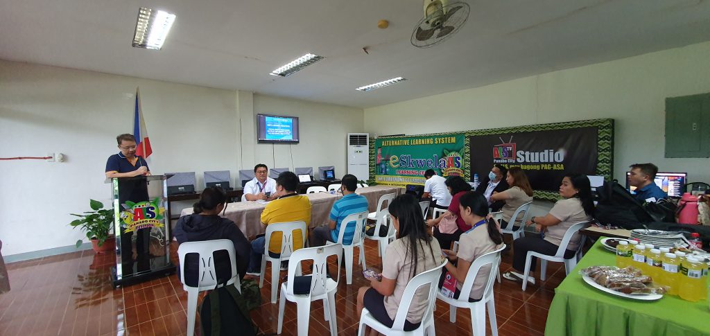 Officials from the Philippine Department of Education Bureau of Alternative Education (DepED BAE) conduct a focus group discussion (FDG) in Panabo, Davao del Norte, Philippines for the Alternative Learning System (ALS).