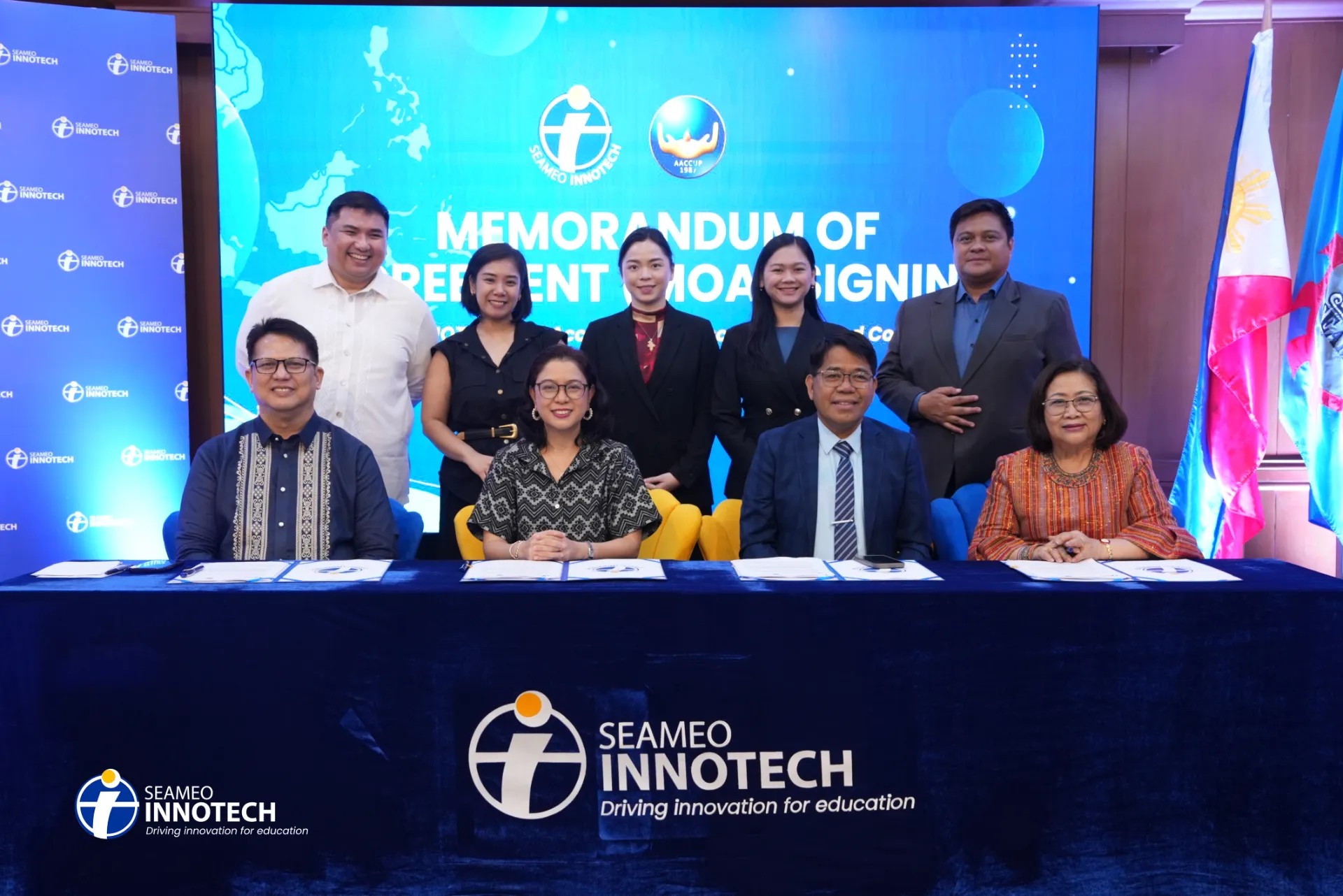 SEAMEO INNOTECH and AACCUP Formalize Partnership to Advance Quality Assurance in Education