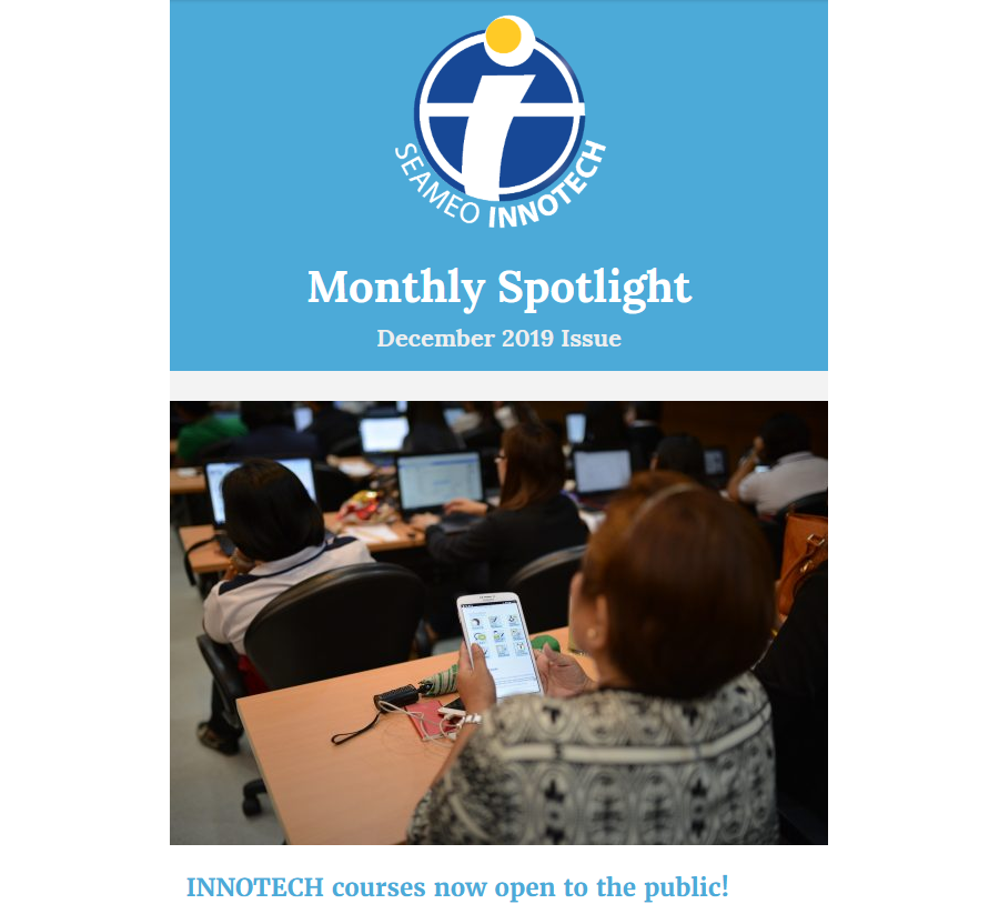 Monthly Spotlight - December 2019 Issue