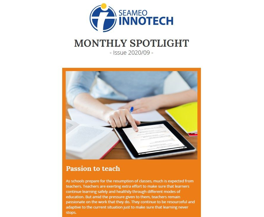 Monthly Spotlight – September 2020 Issue