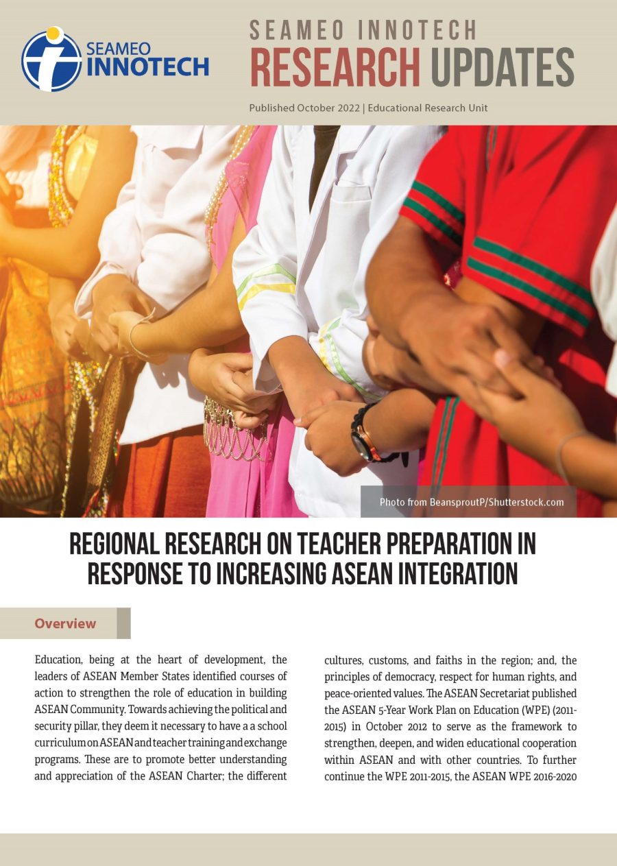 Regional Research on Teacher Preparation in Response to Increasing ASEAN Integration Research Brief