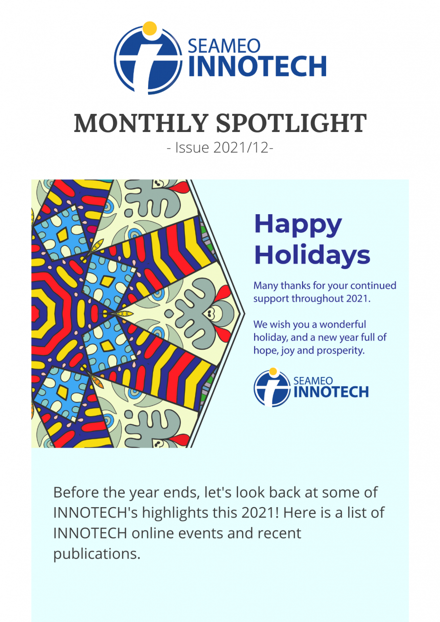 Monthly Spotlight – December 2021 Issue