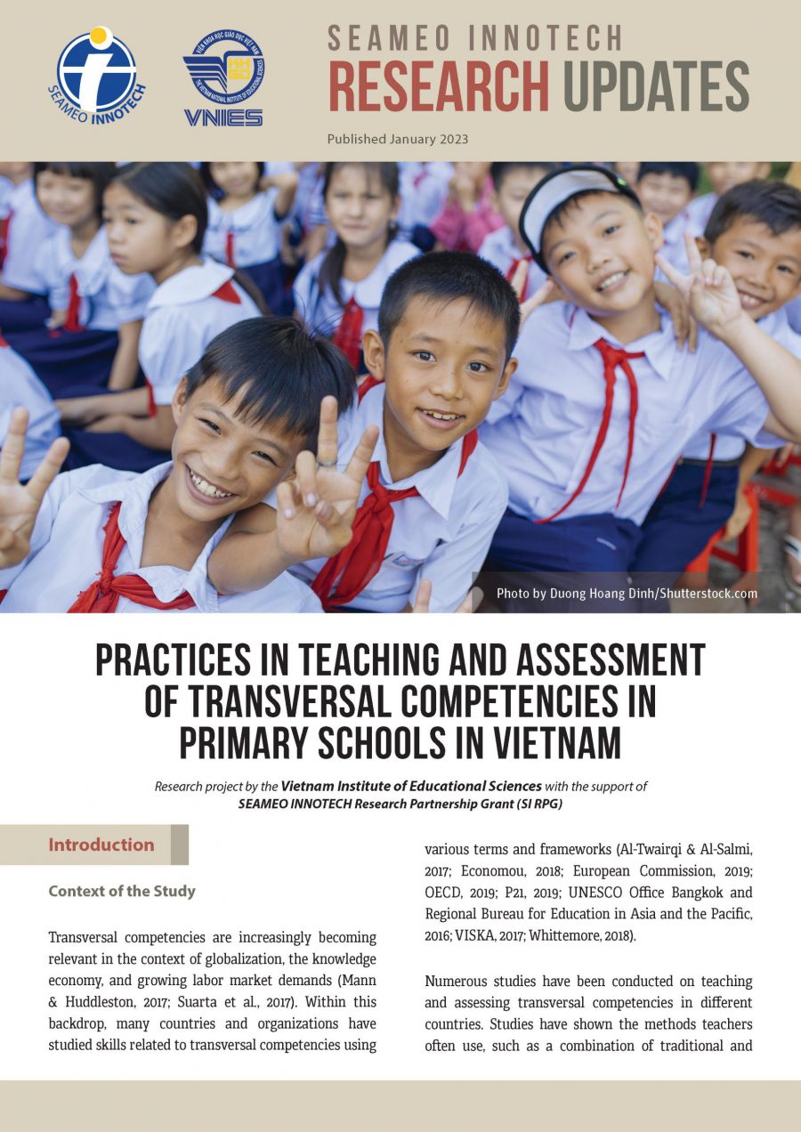 Practices in Teaching and Assessment of Transversal Competencies in Primary Schools in Vietnam - Research Brief