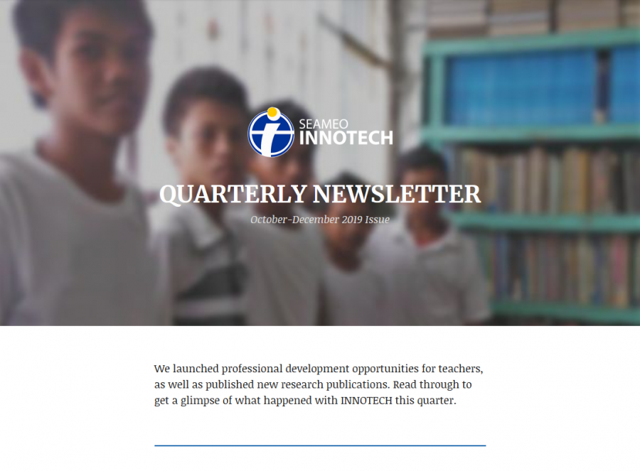 Quarterly Newsletter - October-December 2019