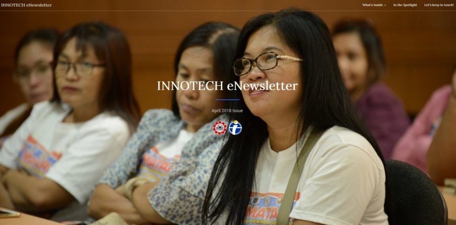 INNOTECH eNewsletter - April 2018